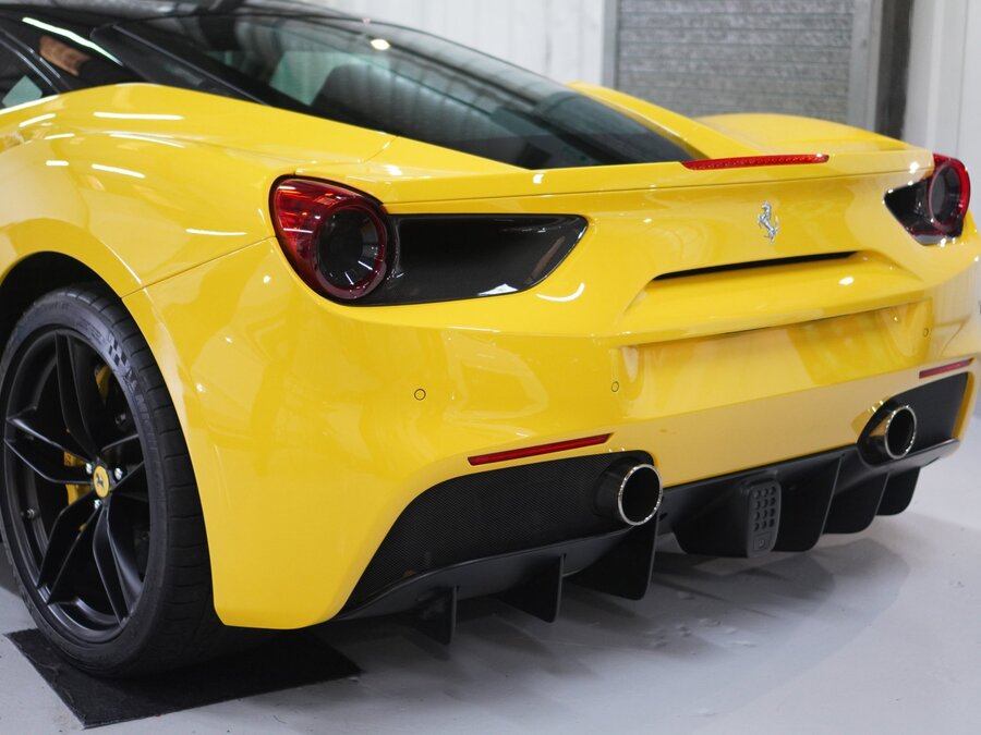 Ferrari 488 GTB with full vehicle paint protection film